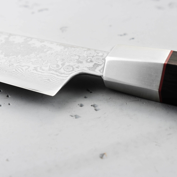 Mcusta Zanmai Splash Damascus VG-10 Nóż Sujihiki 27 cm