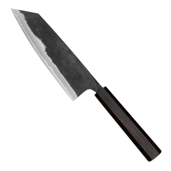 Hatsukokoro Kurokuma Aogami#2/Iron Kurouchi Nóż Bunka 16,5 cm