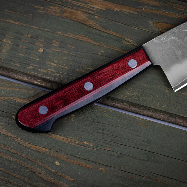 Tsunehisa Gingami Red/Black Nóż Szefa kuchni 21 cm