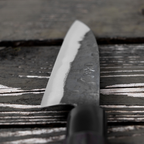 Motokyuuichi Shirogami#2 Hammered Nóż uniwersalny 12 cm