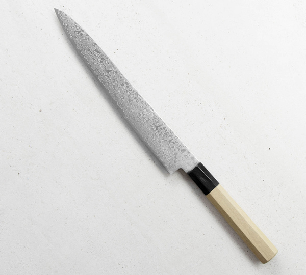 Misuzu Hamono AUS10 Damascus Nóż Sujihiki 24 cm