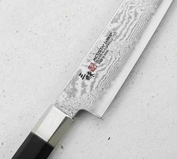 Mcusta Zanmai Splash Damascus VG-10 Nóż Sujihiki 24 cm