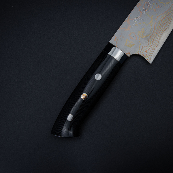 Takeshi Saji Color Aogami#2 Nóż Santoku 18 cm