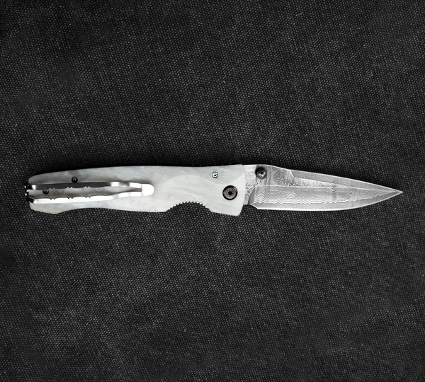 Nóż składany Mcusta Elite Corian Damascus VG-10 8,5 cm