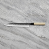 Ittetsu Forge Black Shirogami#2 Nóż Yanagiba 24 cm Leworęczny