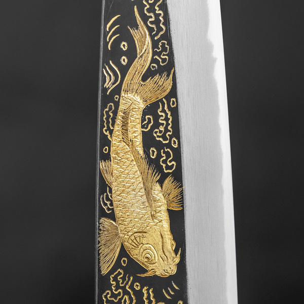 Sakai Takayuki Shirogami#2 Gold Carp Nóż Szefa kuchni 23 cm