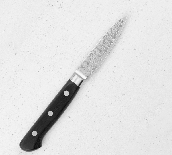 Tsunehisa AUS10 Damascus Nóż do obierania 8 cm