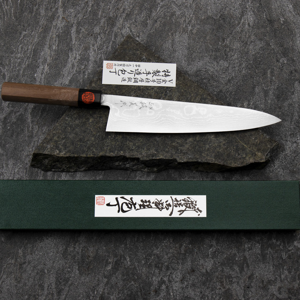 Shigeki Tanaka VG-10 Damascus Nóż Szefa kuchni 27 cm