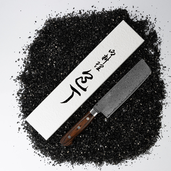 Tsunehisa ZA18 Damascus Nóż Nakiri 16,5 cm