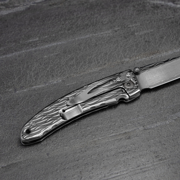 Nóż składany Mcusta Small Nami Damascus VG-10 7 cm