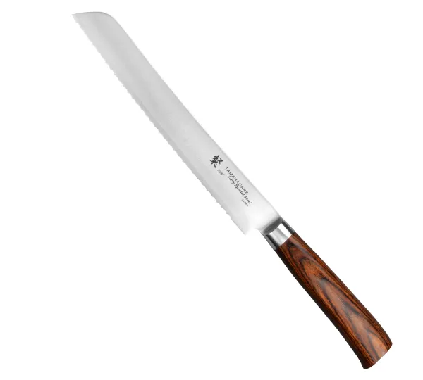 Tamahagane San Brown VG-5 Nóż do pieczywa 23 cm