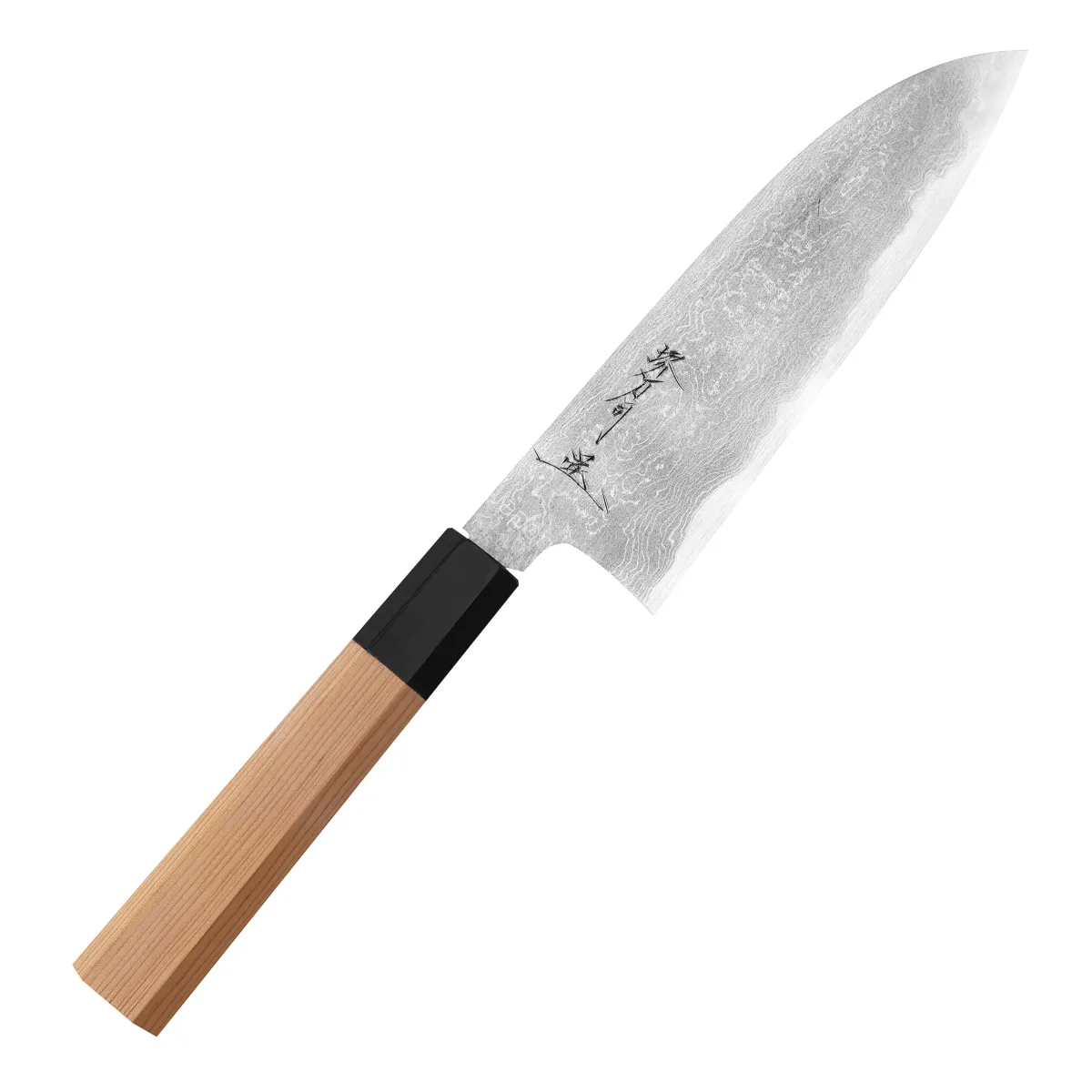 Sakai Toshji Suminigashi Hagane Shirogami#2/Iron Nóż Santoku 16,5 cm