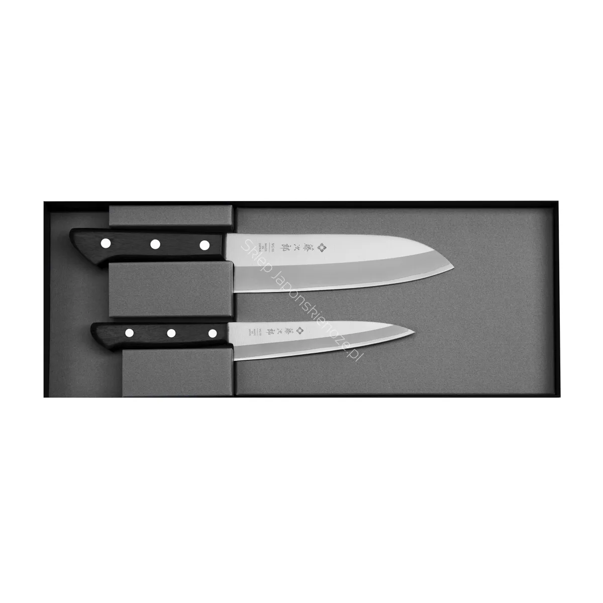 Tojiro Basic VG-10 Zestaw 2 noży uniwersalny 13,5 cm + Santoku 16,5 cm