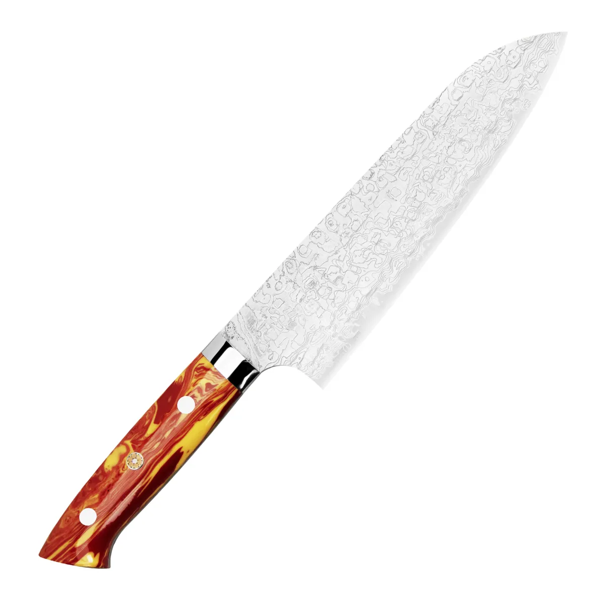 Takeshi Saji Red Turquoise  R2 Nóż Santoku 18 cm LIMITED