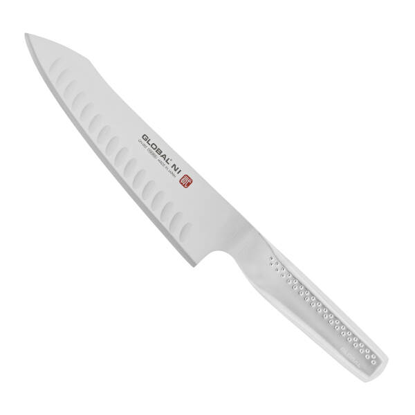 Nóż Szefa orientalny żłobiony 20 cm | Global NI GN-002