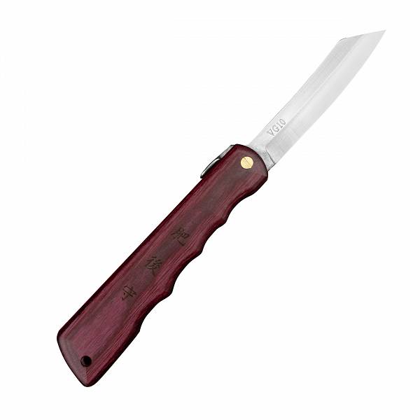 Nóż kieszonkowy Higonokami Kanekoma Woody VG-10 Red 7,5 cm