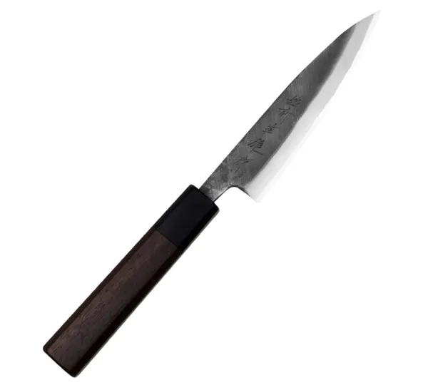 Hideo Kitaoka Shirogami Black Oktagon Nóż Kaisaki 12 cm