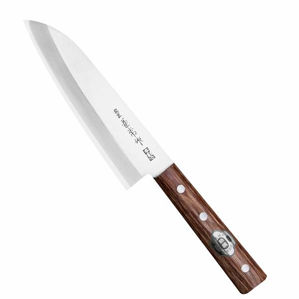 Kanetsune Shirogami#2/SS Nóż Santoku 16,5 cm