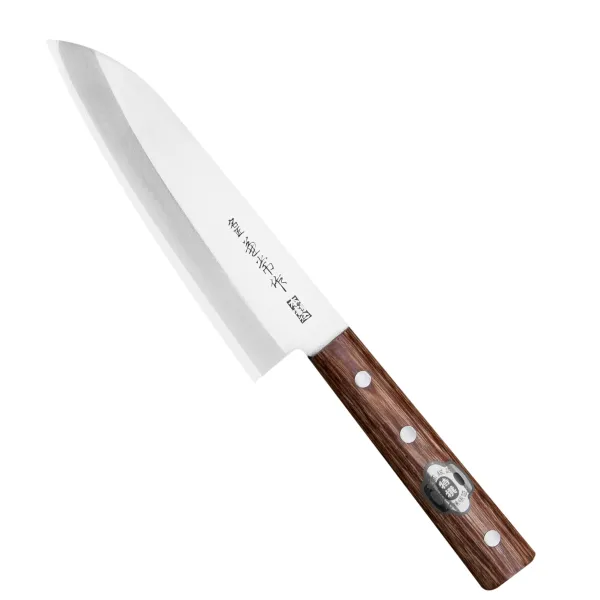 Kanetsune 1000 Shiro-2/SS Nóż Santoku 16,5 cm