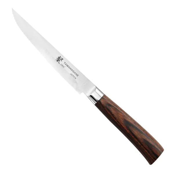 Tamahagane San Brown VG-5 Nóż do steków 12,5 cm