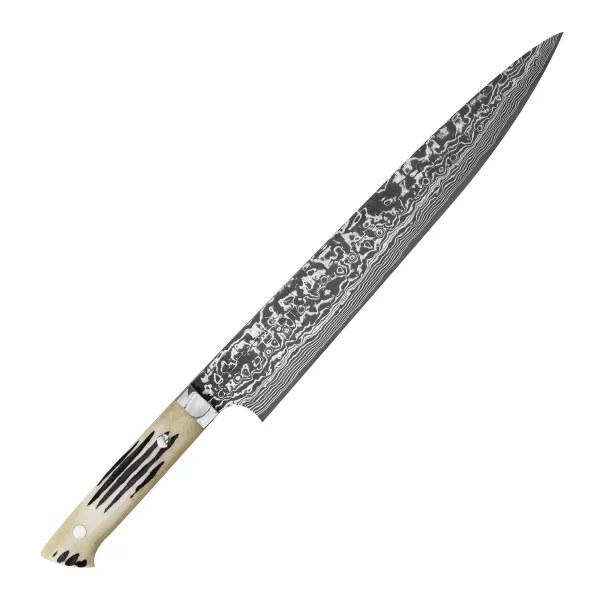 Takeshi Saji WBB R-2 Damascus Nóż Sujihiki 27 cm