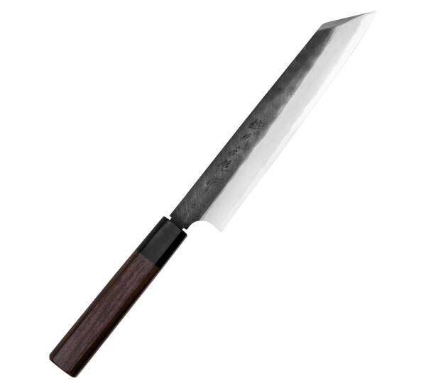Hideo Kitaoka Shirogami Black Oktagon Nóż Kiritsuke 21 cm