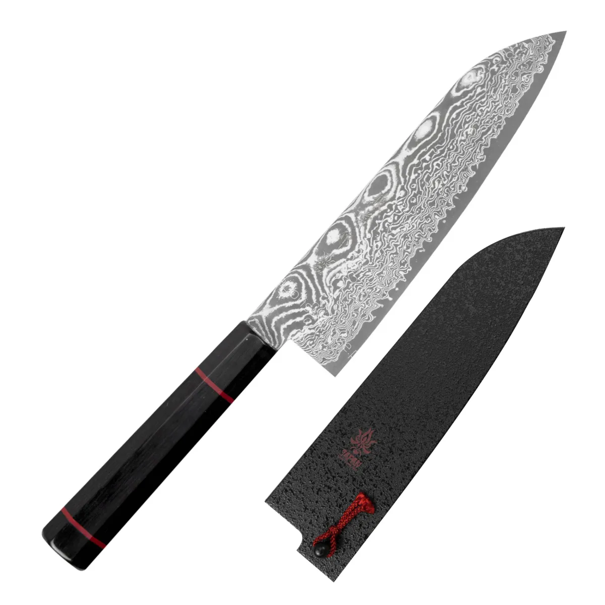 Seki Kanetsune Namishibuki SG-2 Nóż Santoku 18 cm + Saya