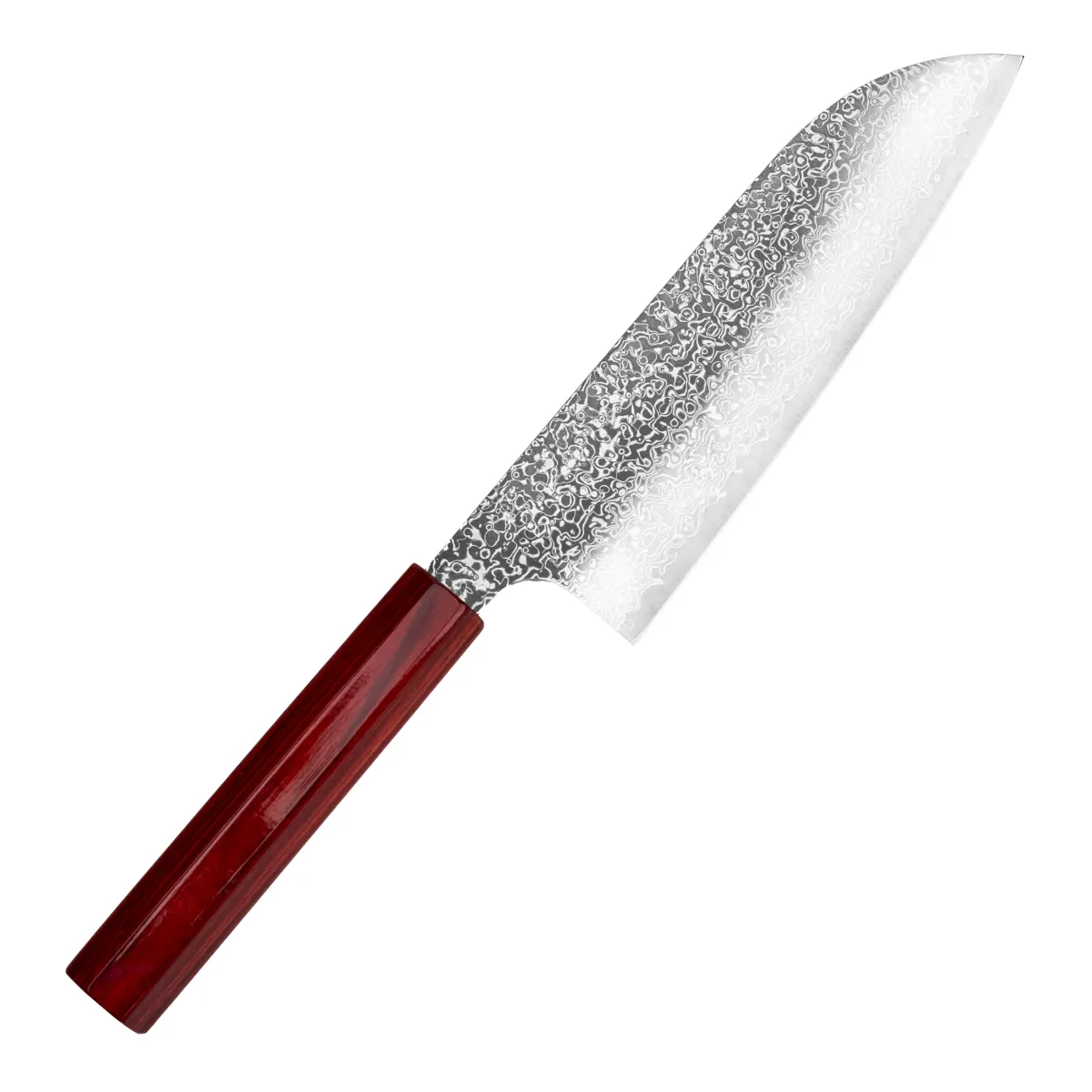 Kei Kobayashi SG2 Damascus Nóż Santoku 17 cm