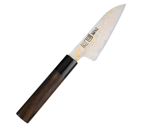 Hinoura Color Damascus VS2 Nóż Nóż do obierania 10 cm