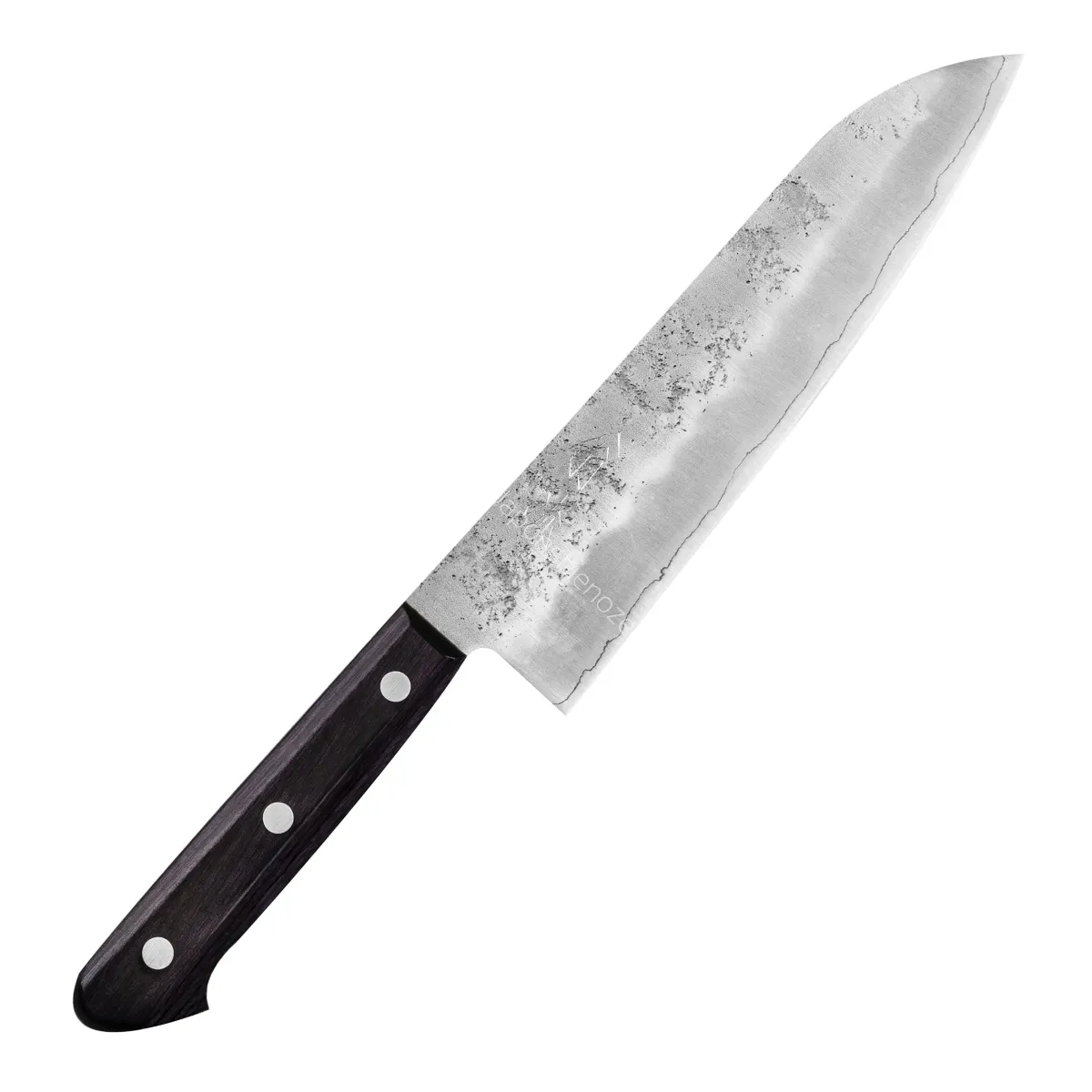 Oul Gingami Nashiji Purple Nóż Santoku 18 cm