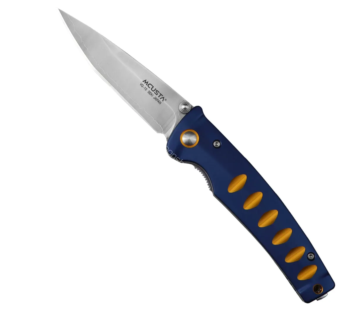 Nóż składany Mcusta Katana VG-10 Blue/Orange 8,5 cm