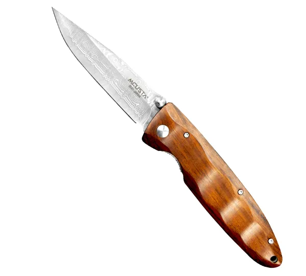 Nóż składany Mcusta Classic Wave Iron Wood Damascus VG-10 8,5 cm