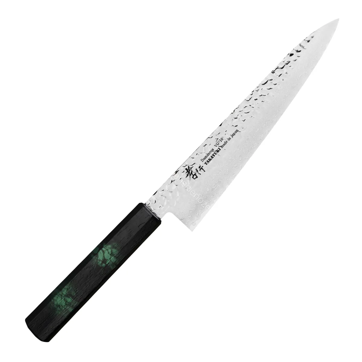 Sakai Takayuki Nanairo VG-10 Green Nóż Szefa kuchni 21 cm