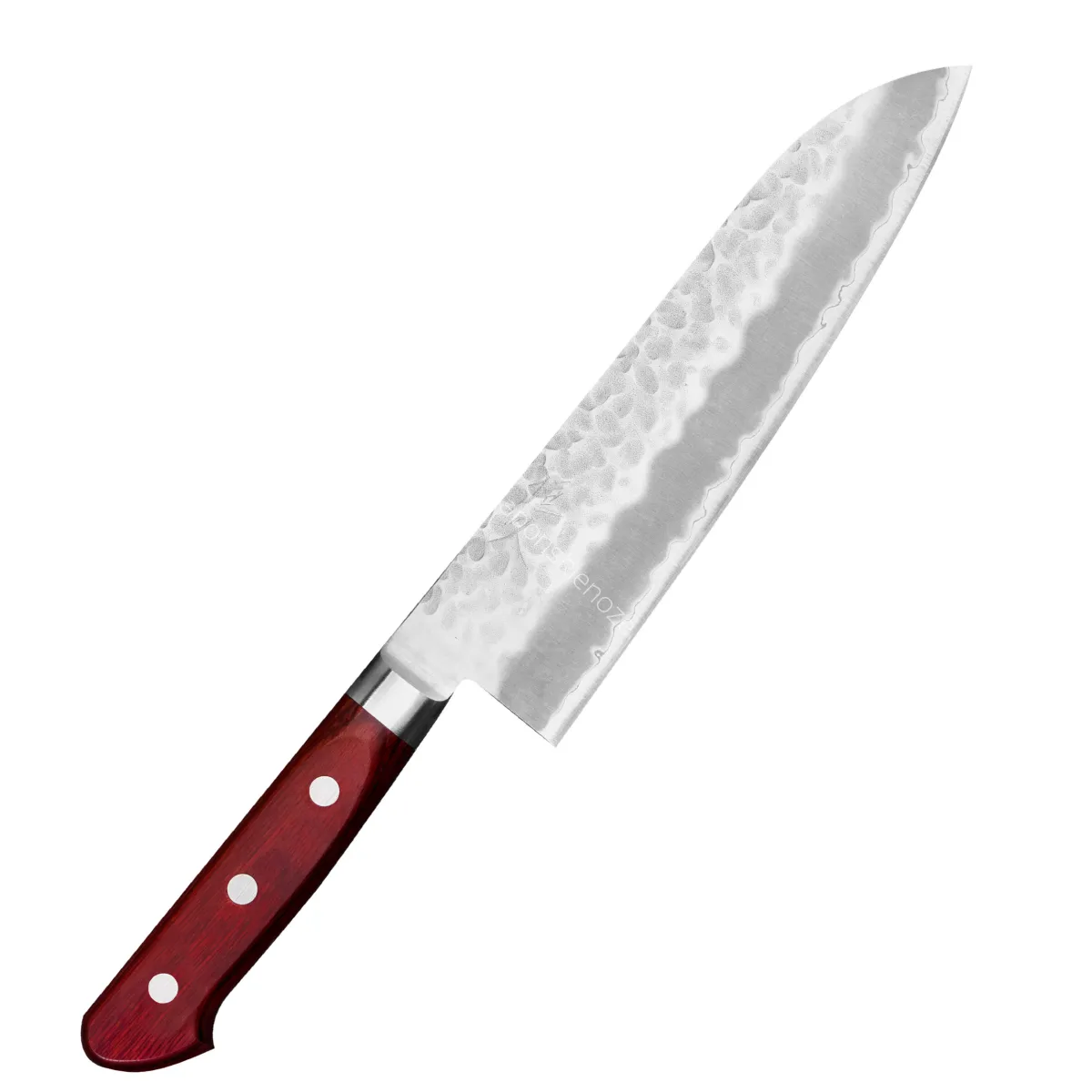 Tsunehisa Aogami Super/SS Migaki Red Nóż Santoku 18 cm