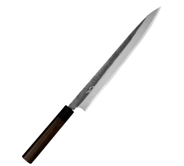 Hideo Kitaoka Shirogami Black Oktagon Nóż Yanagiba 30 cm