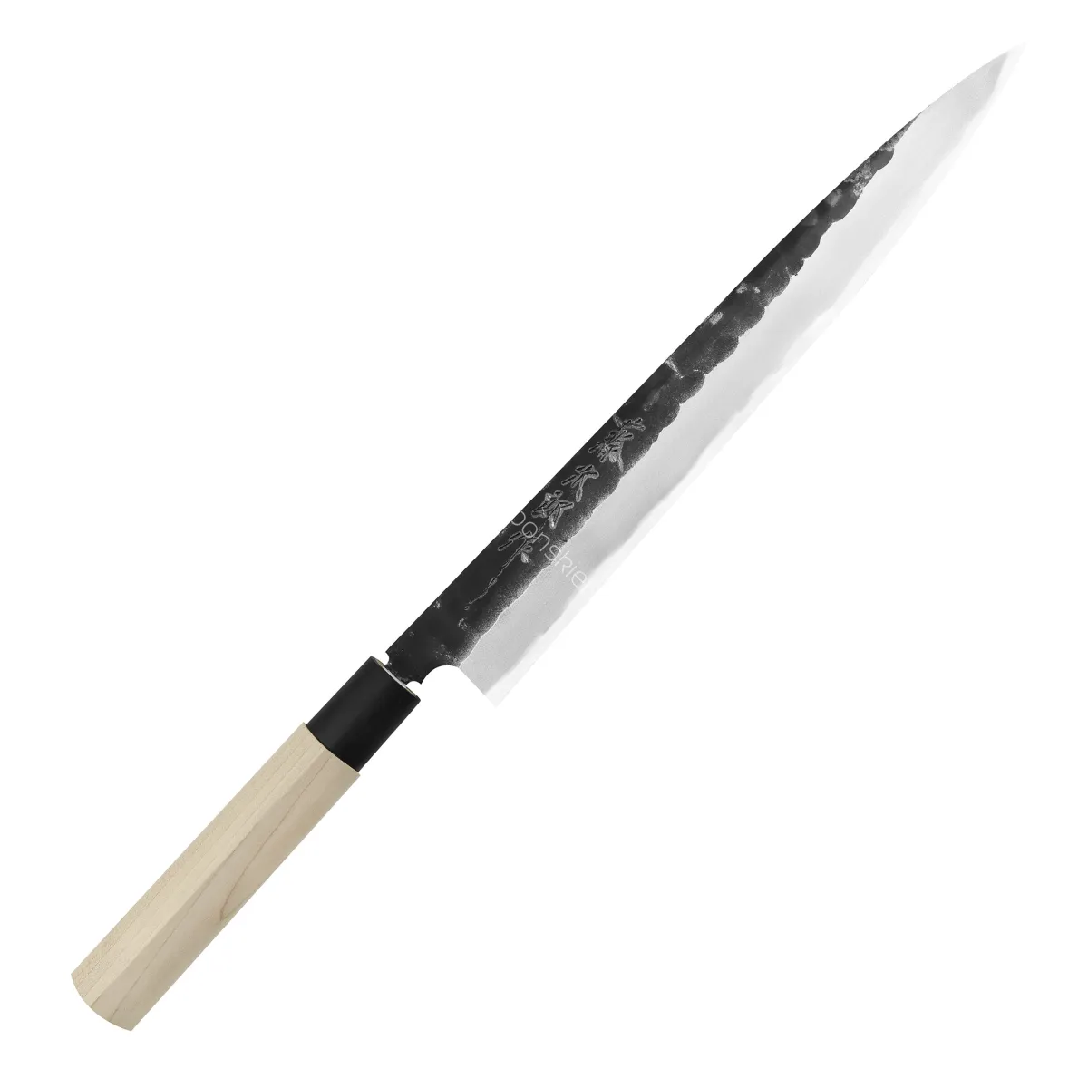 Tojiro Black Hammered Shirogami#2 Nóż Yanagiba 27 cm