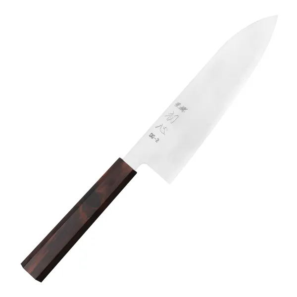 Hatsukokoro Hayabusa SG2 Nóż Santoku 18 cm