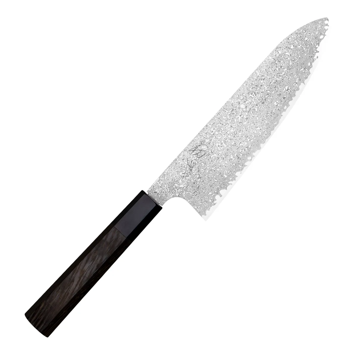 Hatsukokoro Gingami Damascus Nóż Santoku 18 cm