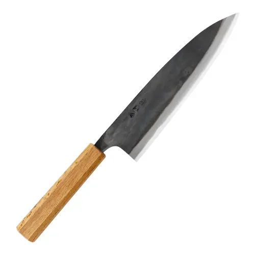 Tsukasa Tokaji Shirogami#1/Iron Kurouchi Nóż Szefa kuchni 21 cm