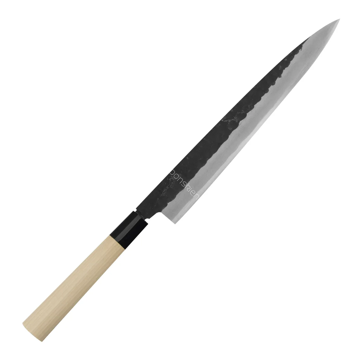 Ittetsu Forge Black Shirogami#2 Nóż Yanagiba 24 cm