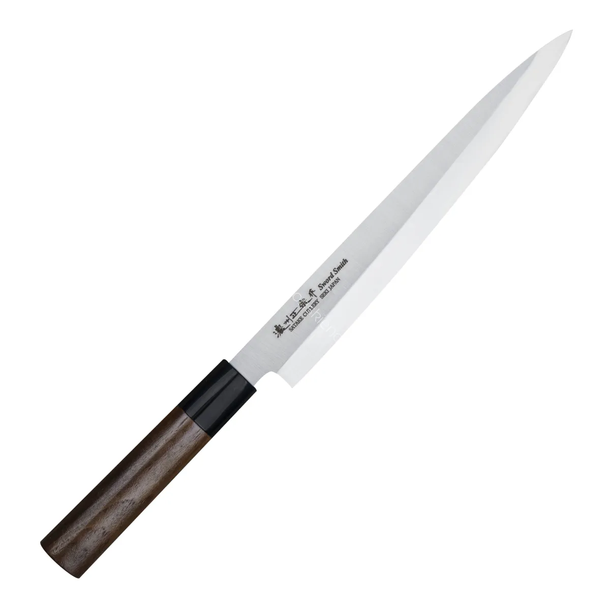 Satake Cutlery Mfg Kenta Walnut Nóż Yanagi Sashimi 21 cm
