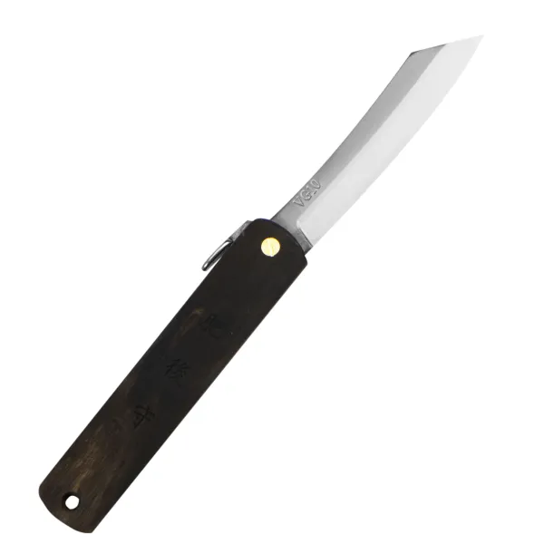 Nóż kieszonkowy Higonokami Kanekoma Drewno Kurogaki VG-10 8 cm