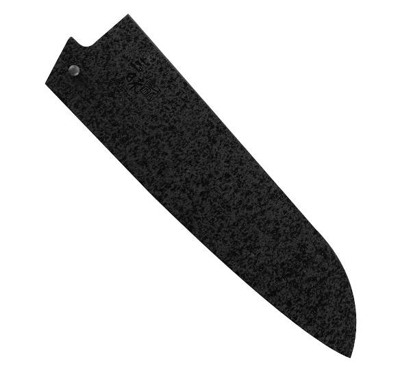 Mcusta Saya Black na nóż Santoku 18 cm