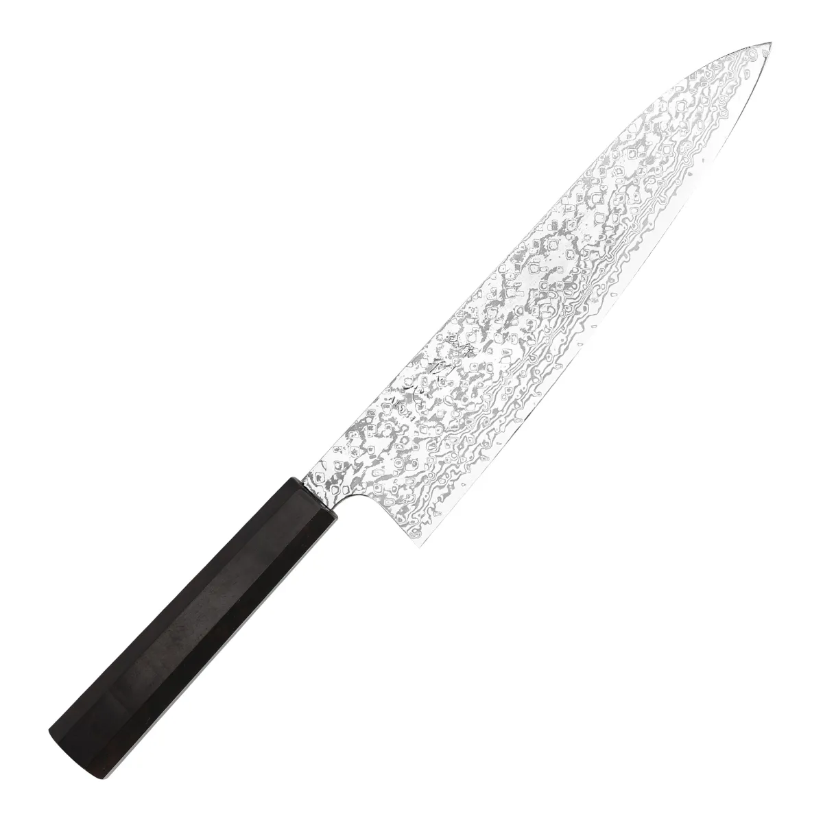 Hatsukokoro Hayabusa Ginga ATS-34 Damascus Nóż Szefa kuchni 24 cm