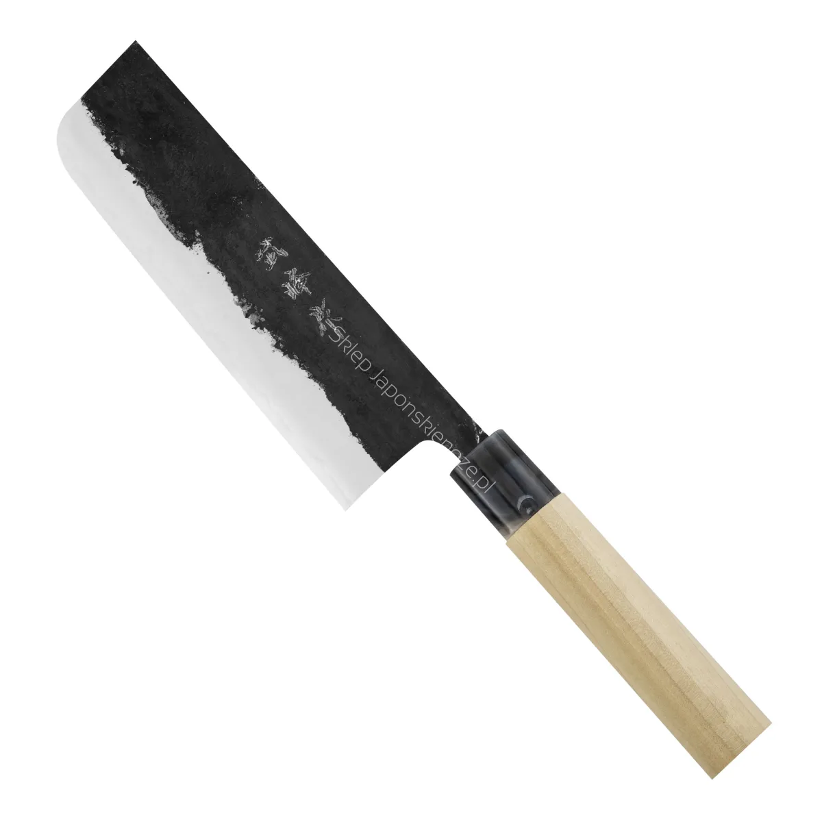 Oul Aogami#1 Buho Kuro Nóż Nakiri 16,5 cm