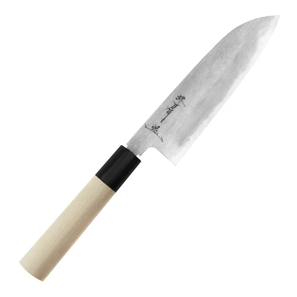 Sakai Toshji Hagane Shirogami#2/Iron Nóż Santoku 16,5 cm