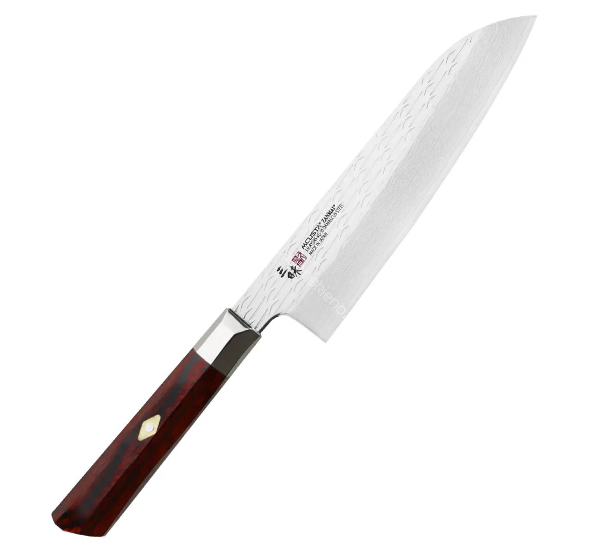 Mcusta Zanmai Supreme Ripple VG-10 Nóż Santoku 18 cm