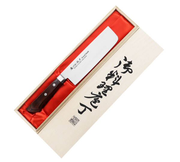 Satake Unique Shirogami#2 Nóż Nakiri 17 cm