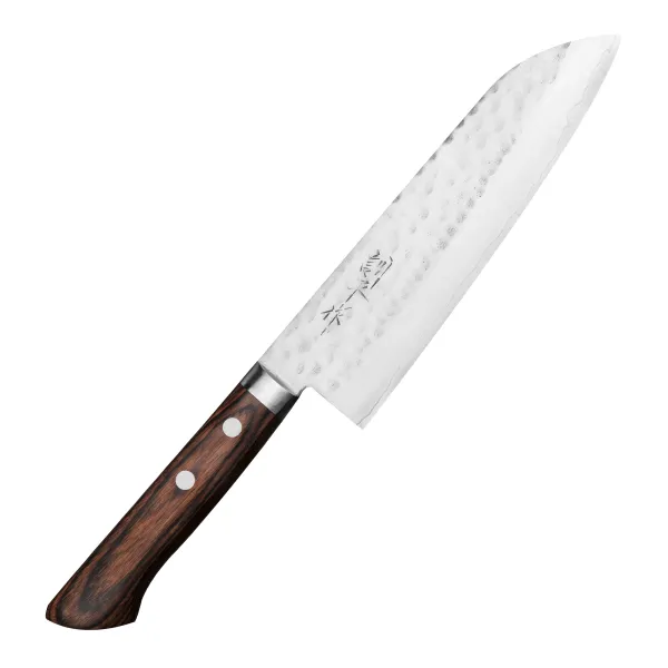 Kunio Masutani VG-1 Hammered Mahoń Nóż Santoku 17 cm