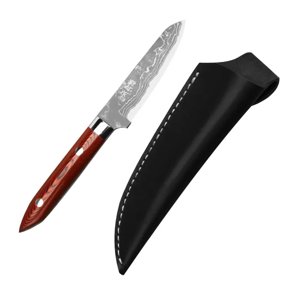 Ryo Nomura Shirogami#2 Wharncliffe Red/Black Medium